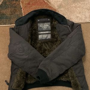 Abercrombie & Fitch Harrison Gray Green Jacket